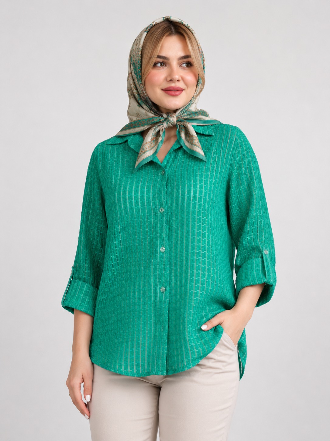 شومیز حصیری آیسا