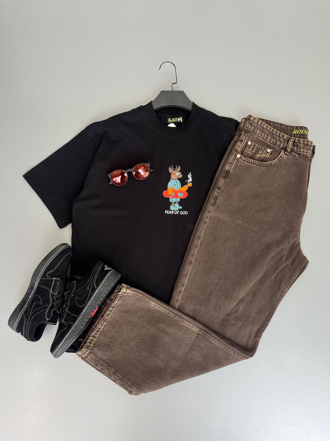 تیشرت یقه گرد fear of god گوزن