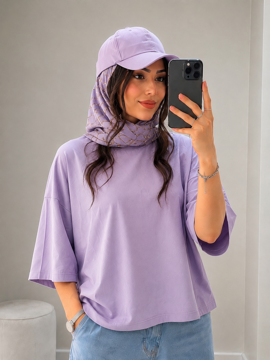 تیشرت بیسیک باکسی زنانه