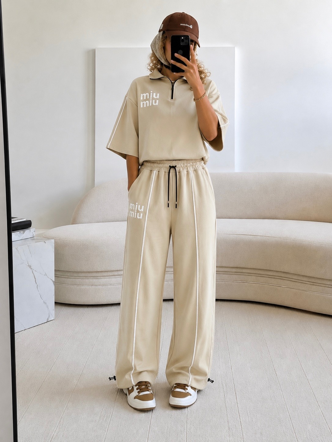 ست تیشرت شلوار miu miu