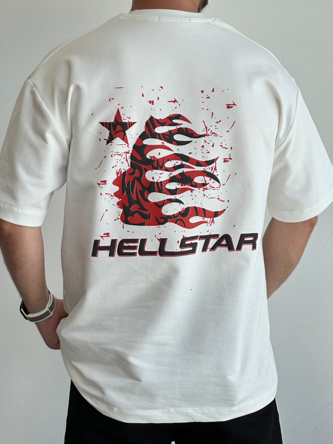 تیشرت باکسی مردانه HELL STAR
