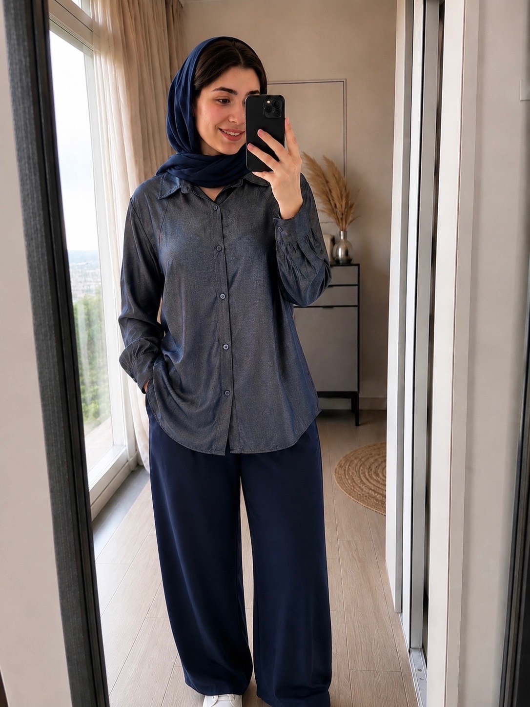 شومیز تنسل سیلک