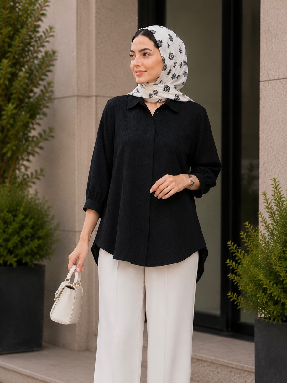 شومیز قاپک دار آیوا
