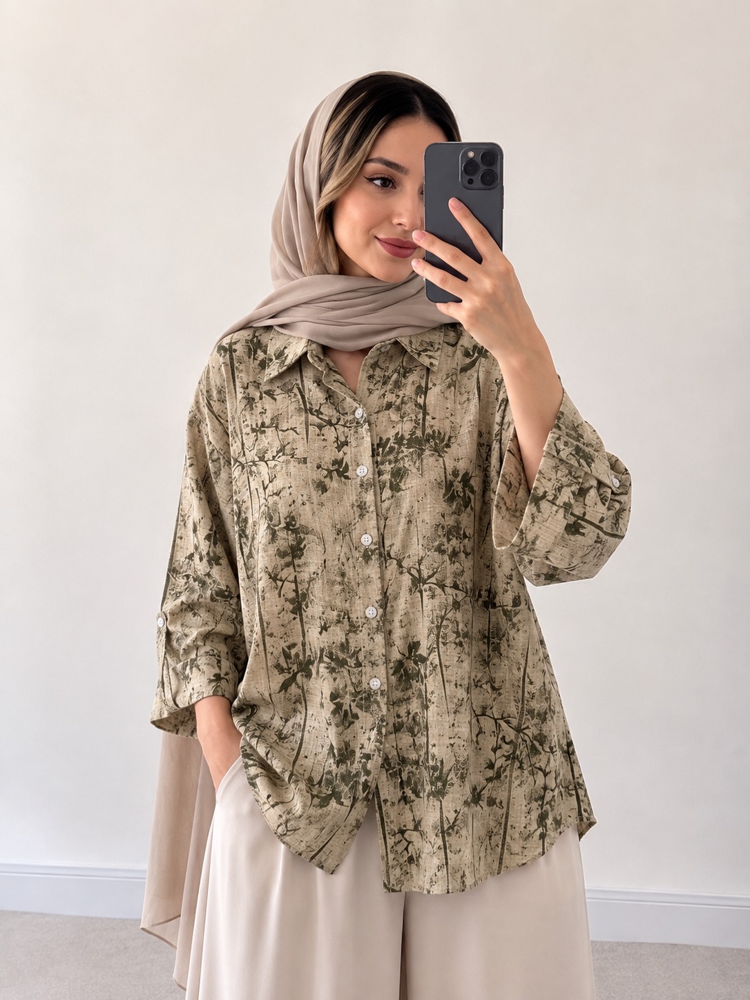 شومیز لینن گلنار