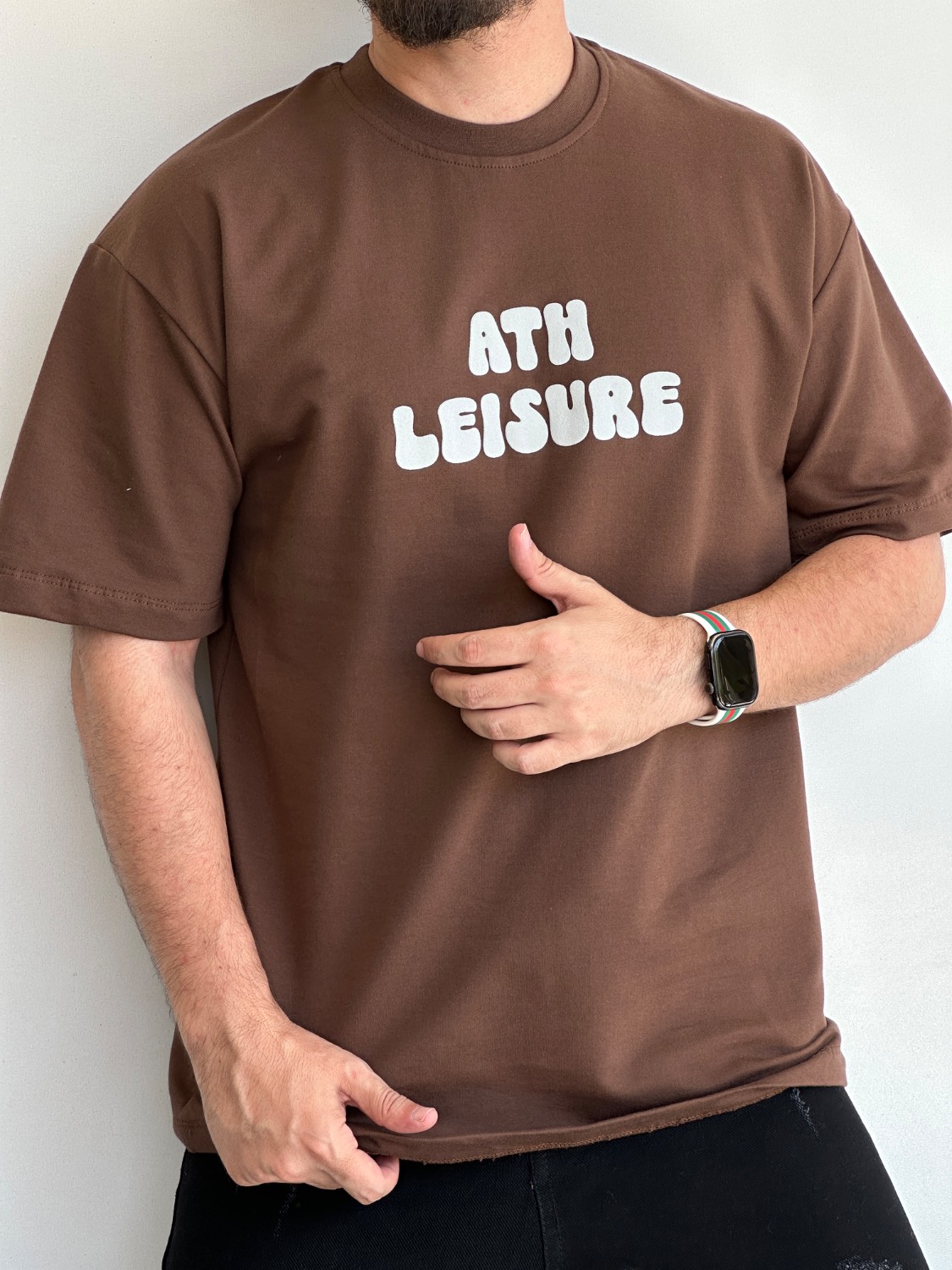 تیشرت باکسی مردانه LEISURE