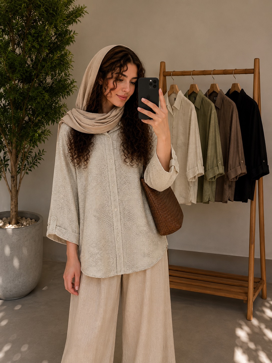 شومیز ژاکارد شیشه ای هانا