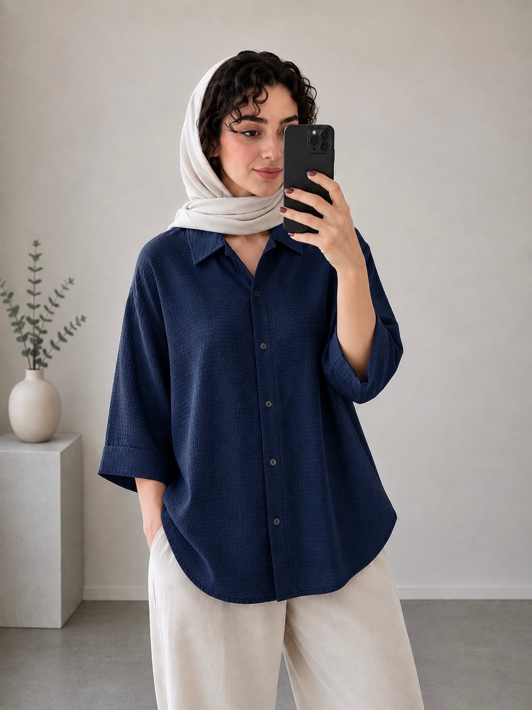 شومیز پفکی اطلس